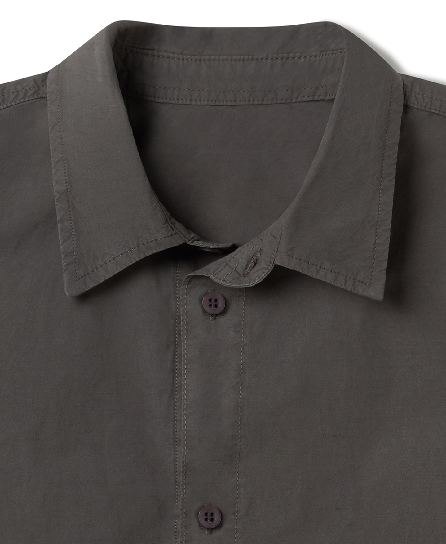 'Anthracite' Poplin Shirt