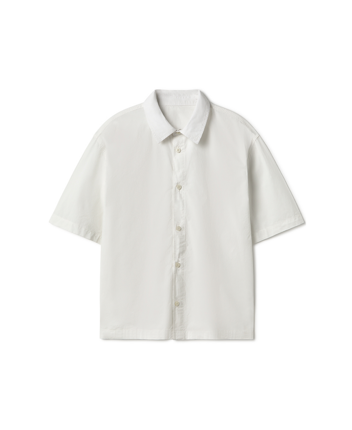 'Bone white' Poplin Shirt