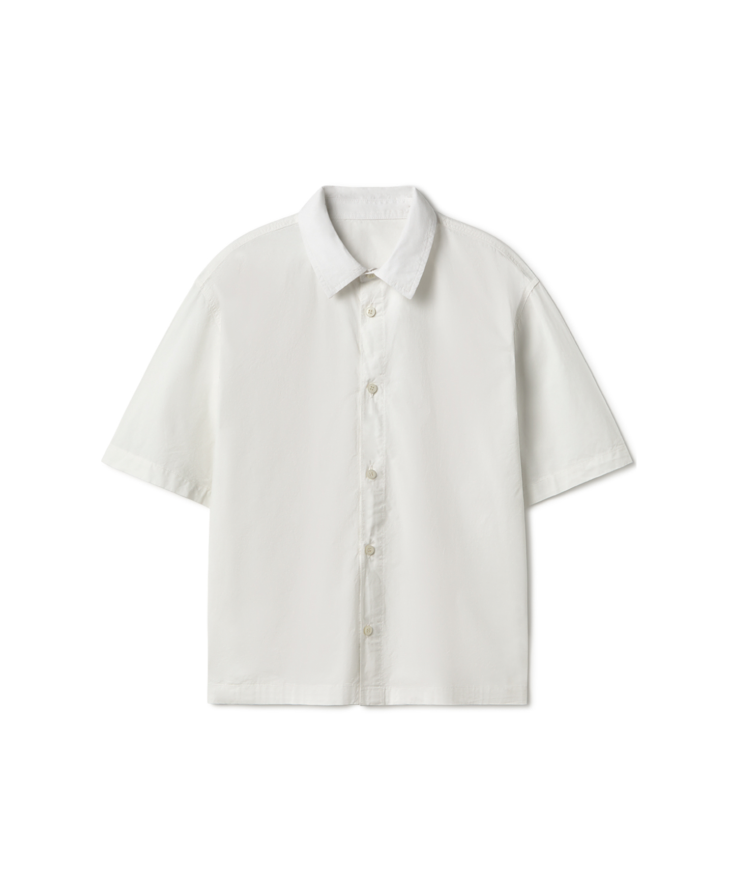 'Bone white' Poplin Shirt