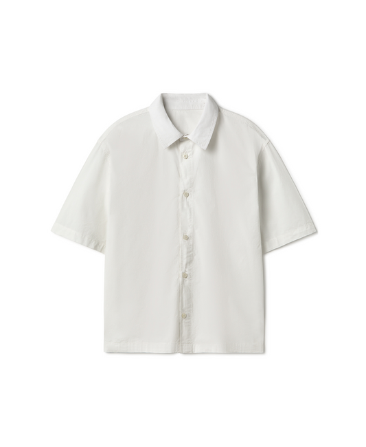 'Bone white' Poplin Shirt