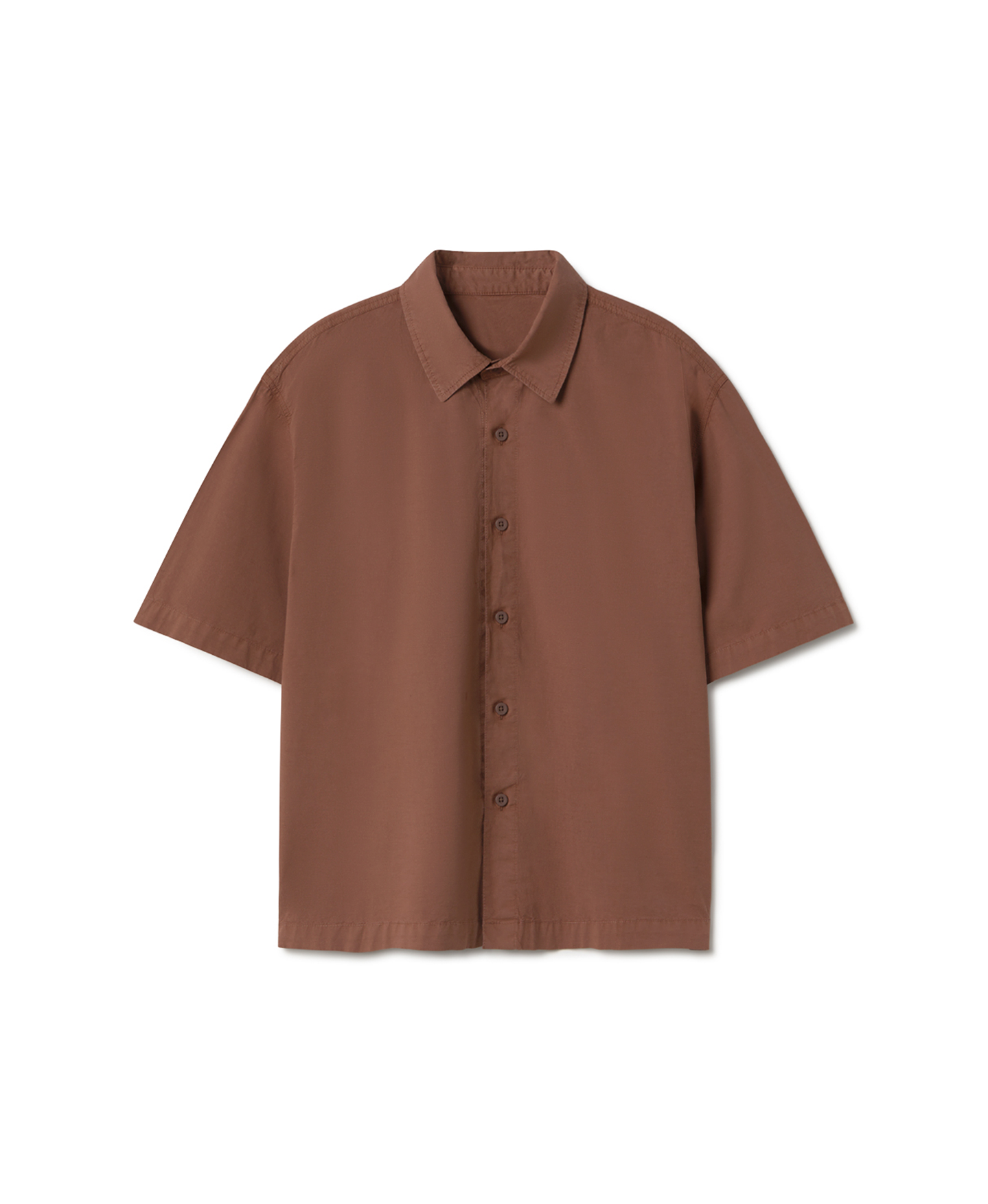 'Cigar' Poplin Shirt