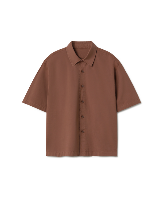 'Cigar' Poplin Shirt