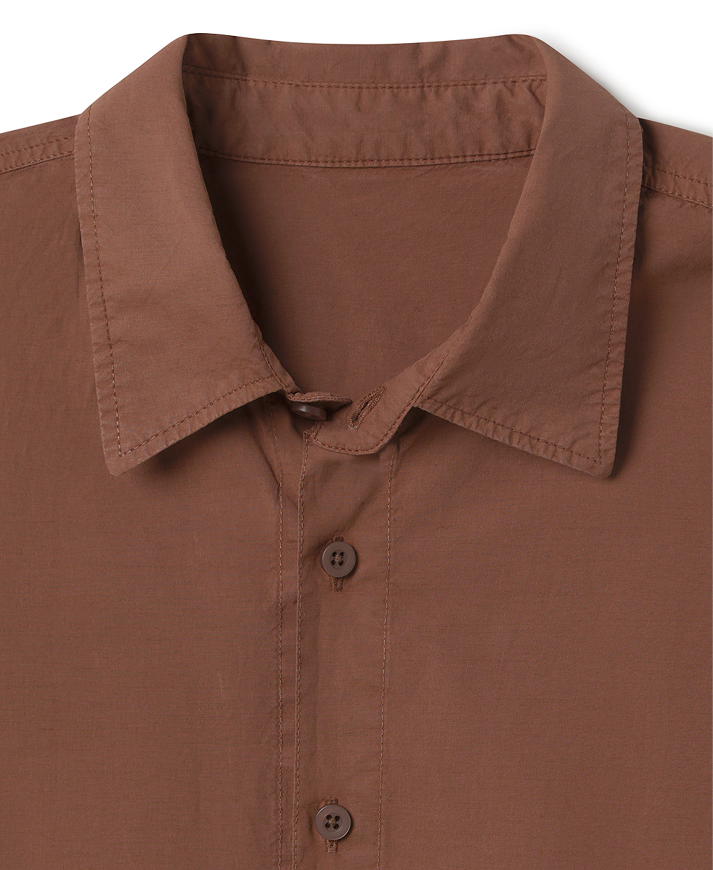 'Cigar' Poplin Shirt