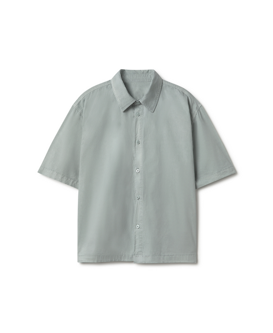 'Ice Blue' Poplin Shirt