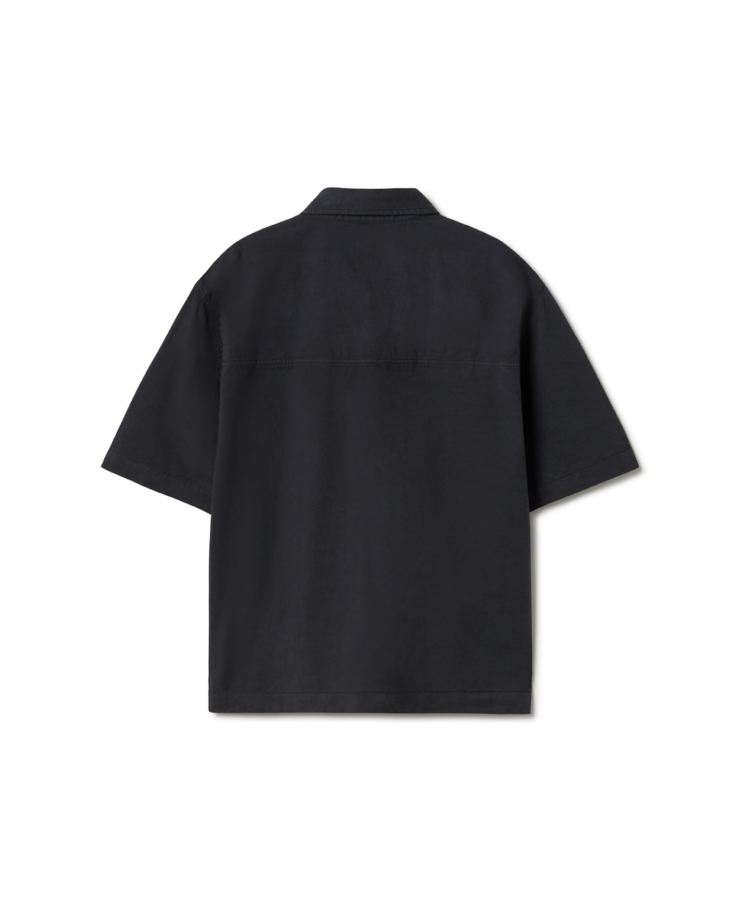 'Jet Black' Poplin Shirt