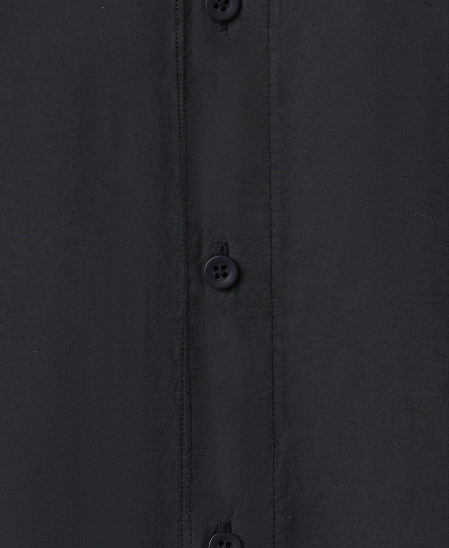 'Jet Black' Poplin Shirt