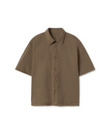 'Mocha' Poplin Shirt