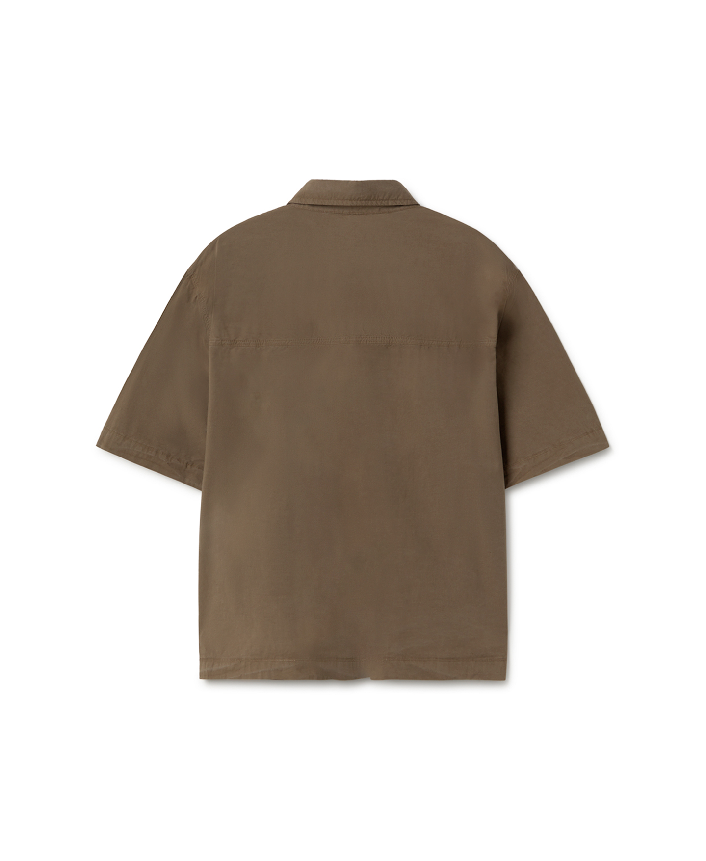 'Mocha' Poplin Shirt
