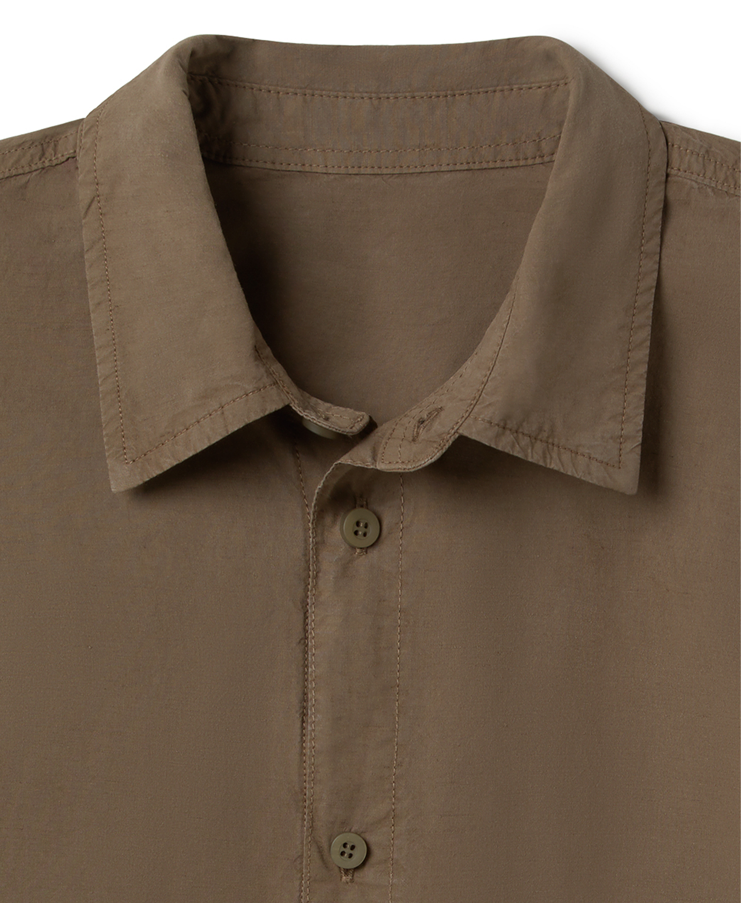'Mocha' Poplin Shirt