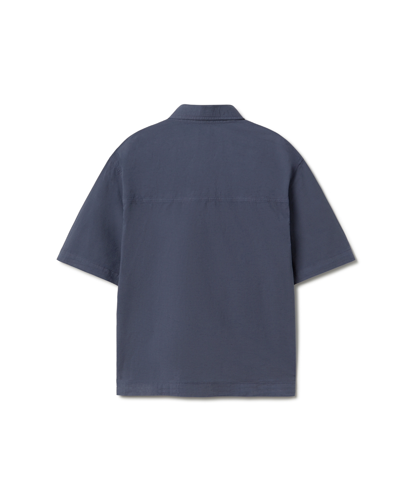 'Navy' Poplin Shirt