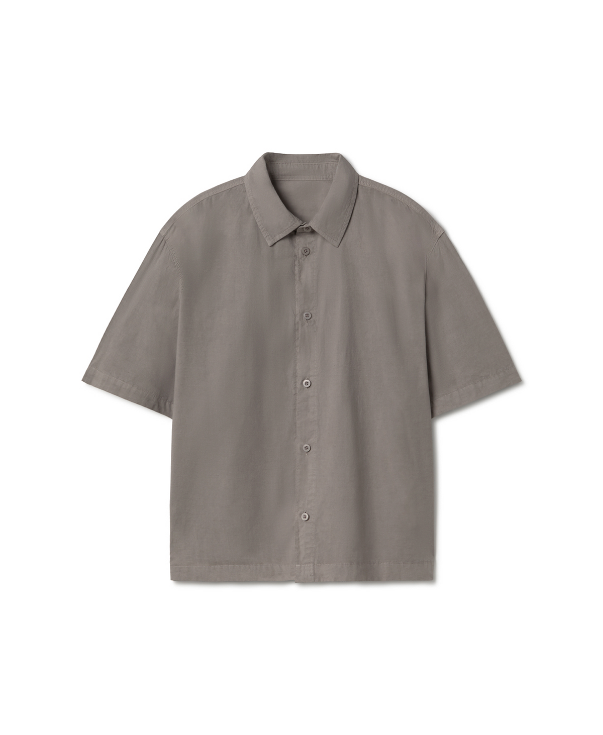 'Taupe' Poplin Shirt