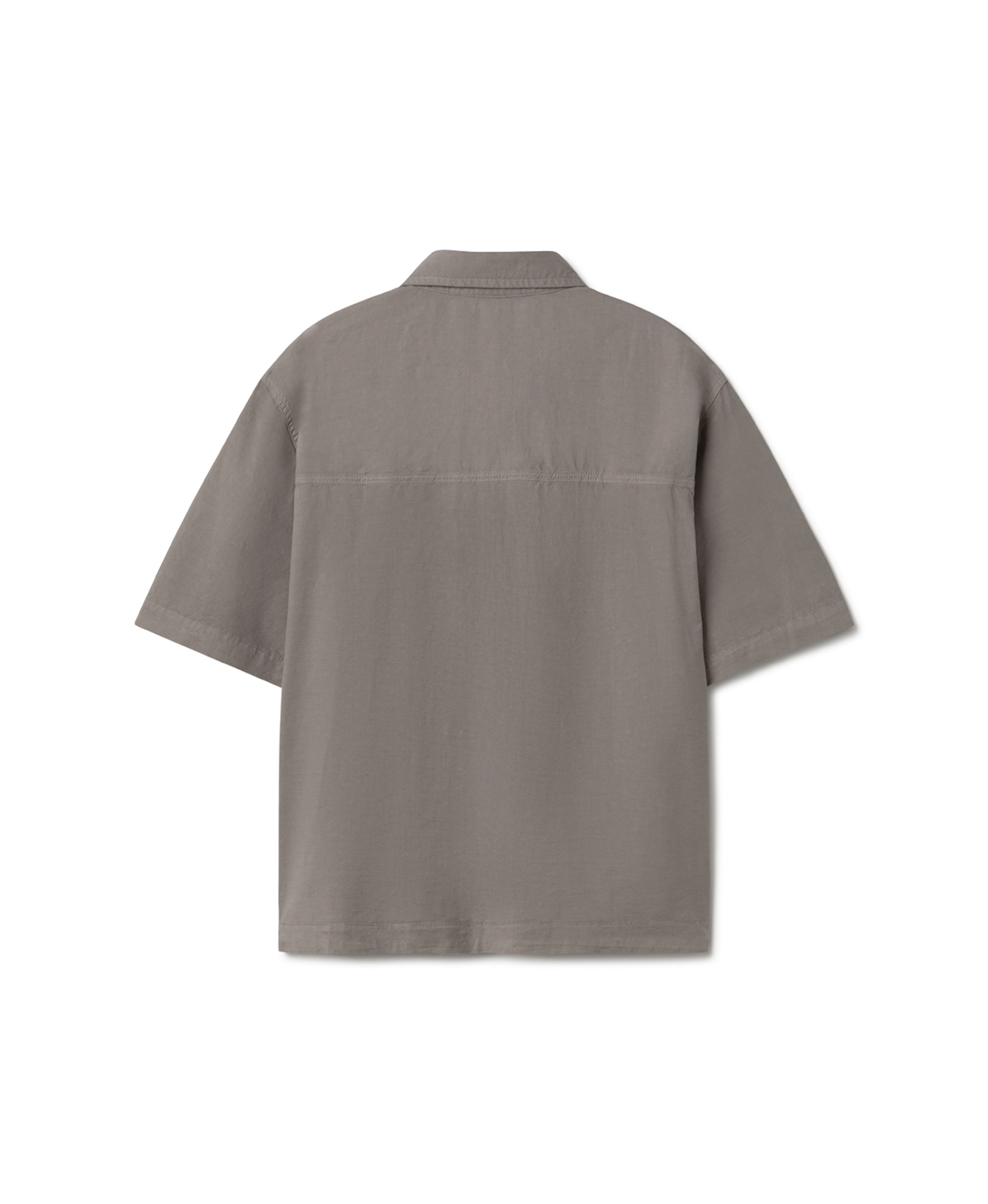 'Taupe' Poplin Shirt
