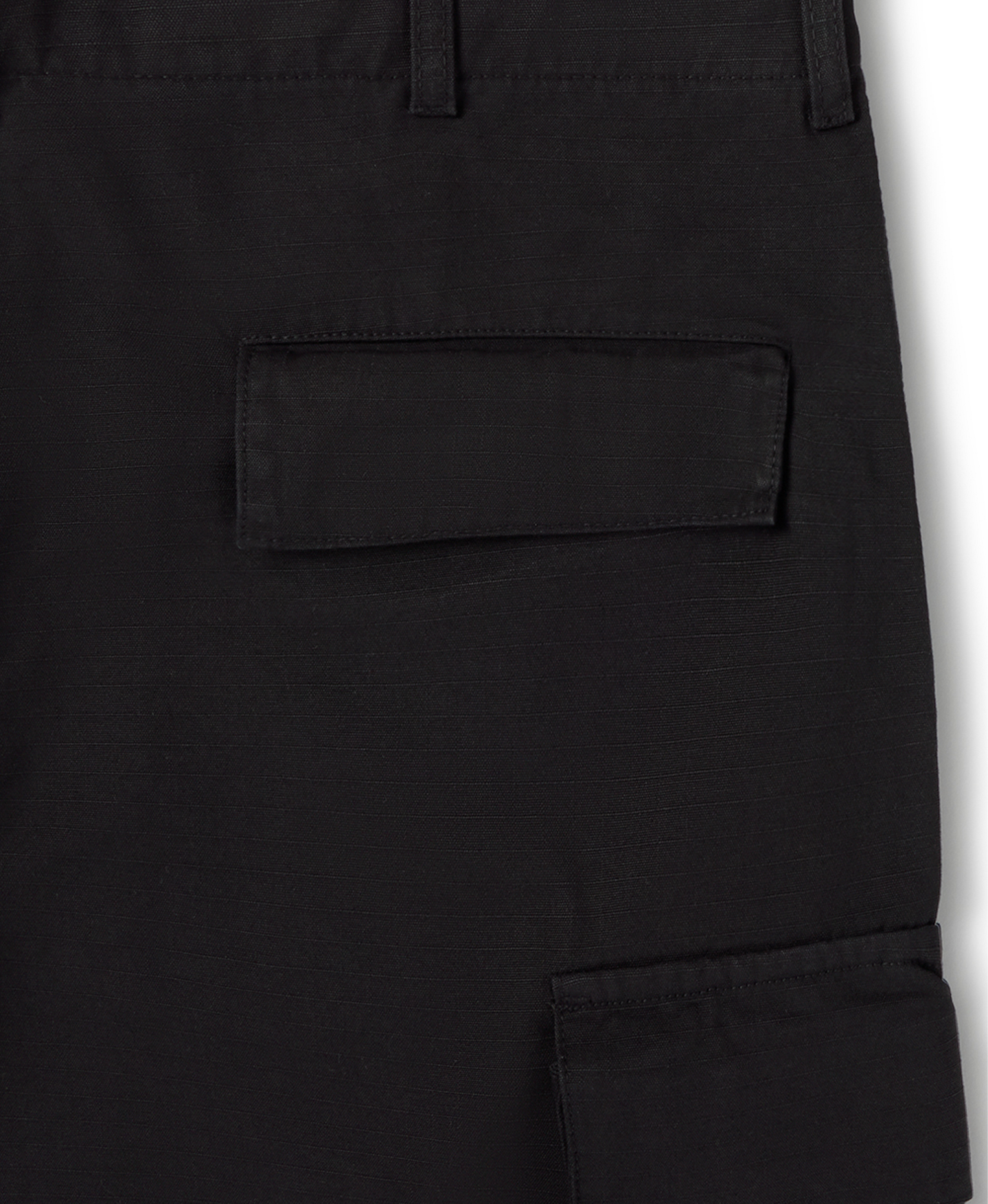 'Jet Black' Ripstop Cargo Pants