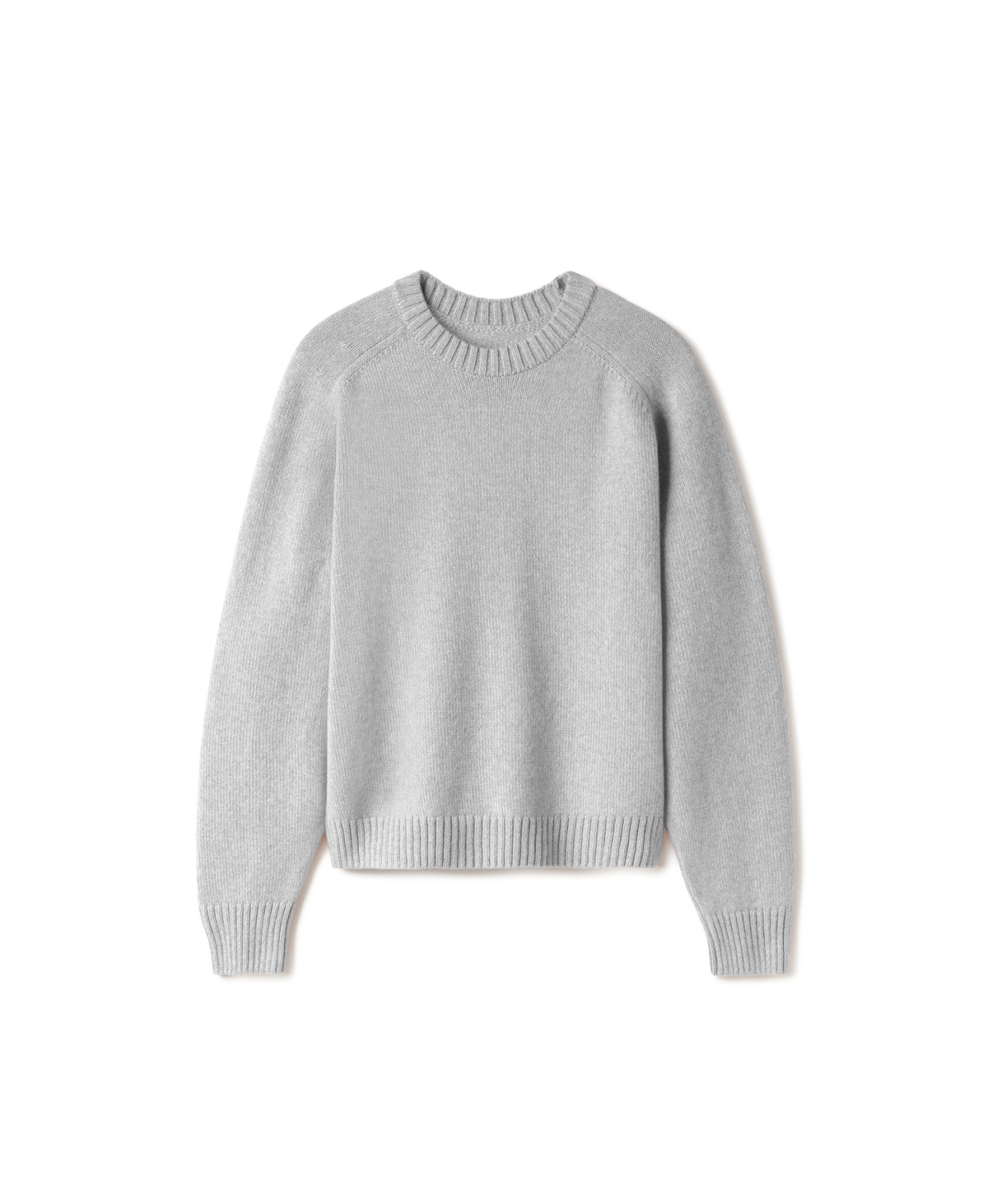 Cashmere 'Light Heather Gray' Sweater
