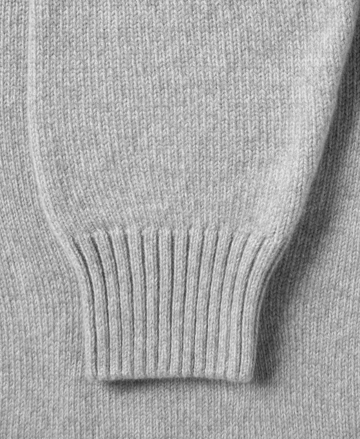 Cashmere 'Light Heather Gray' Sweater