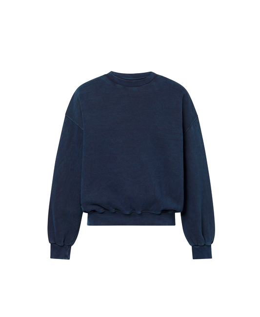 450 GSM 'Vintage Navy Blue' Crewneck