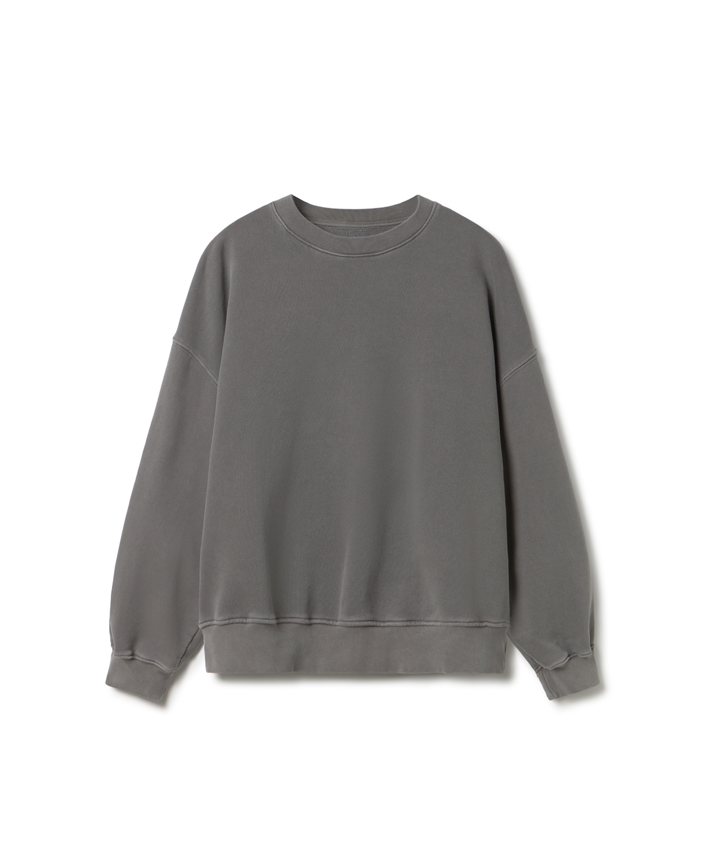 600 GSM 'Mud Gray' Crewneck
