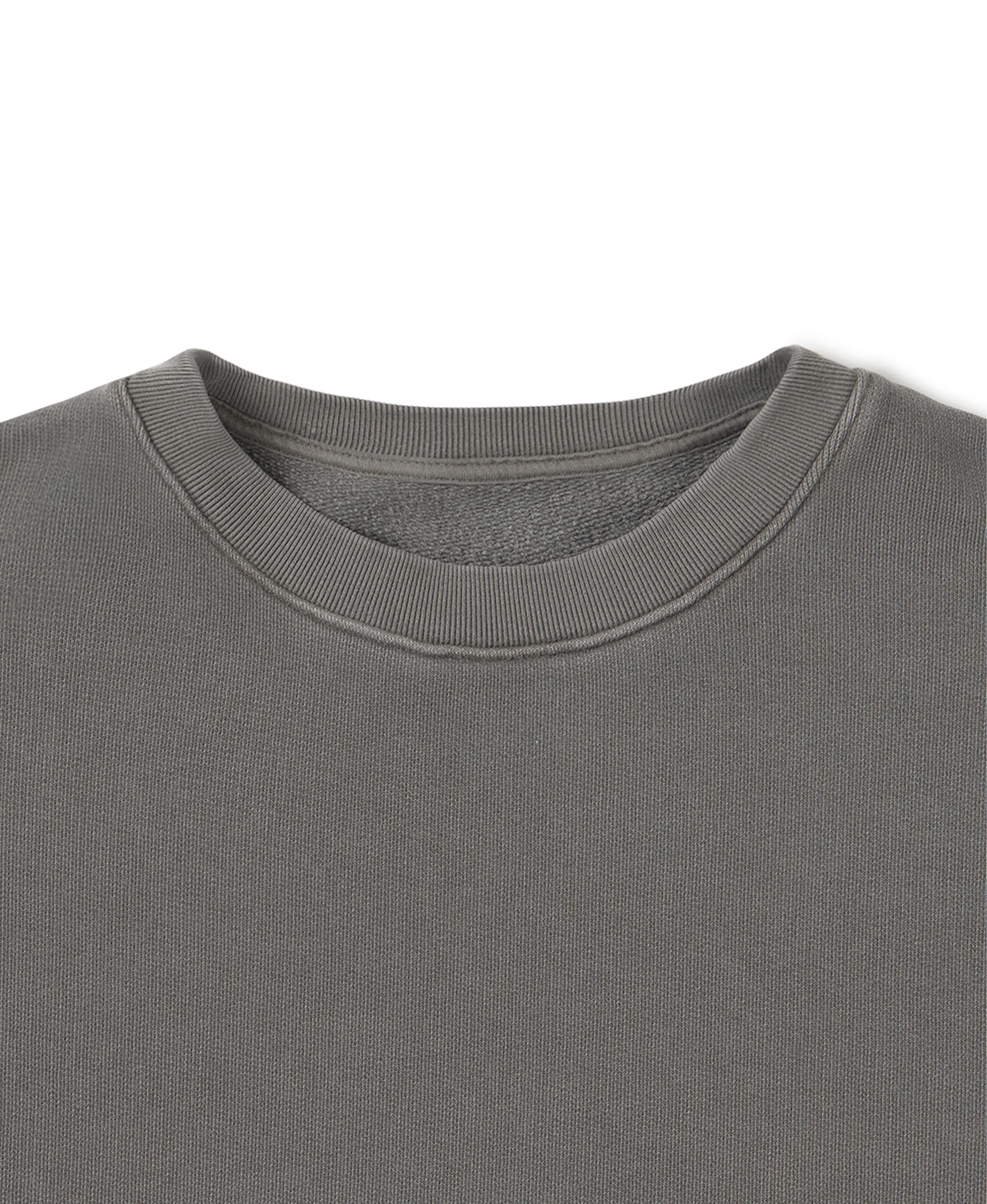 600 GSM 'Mud Gray' Crewneck