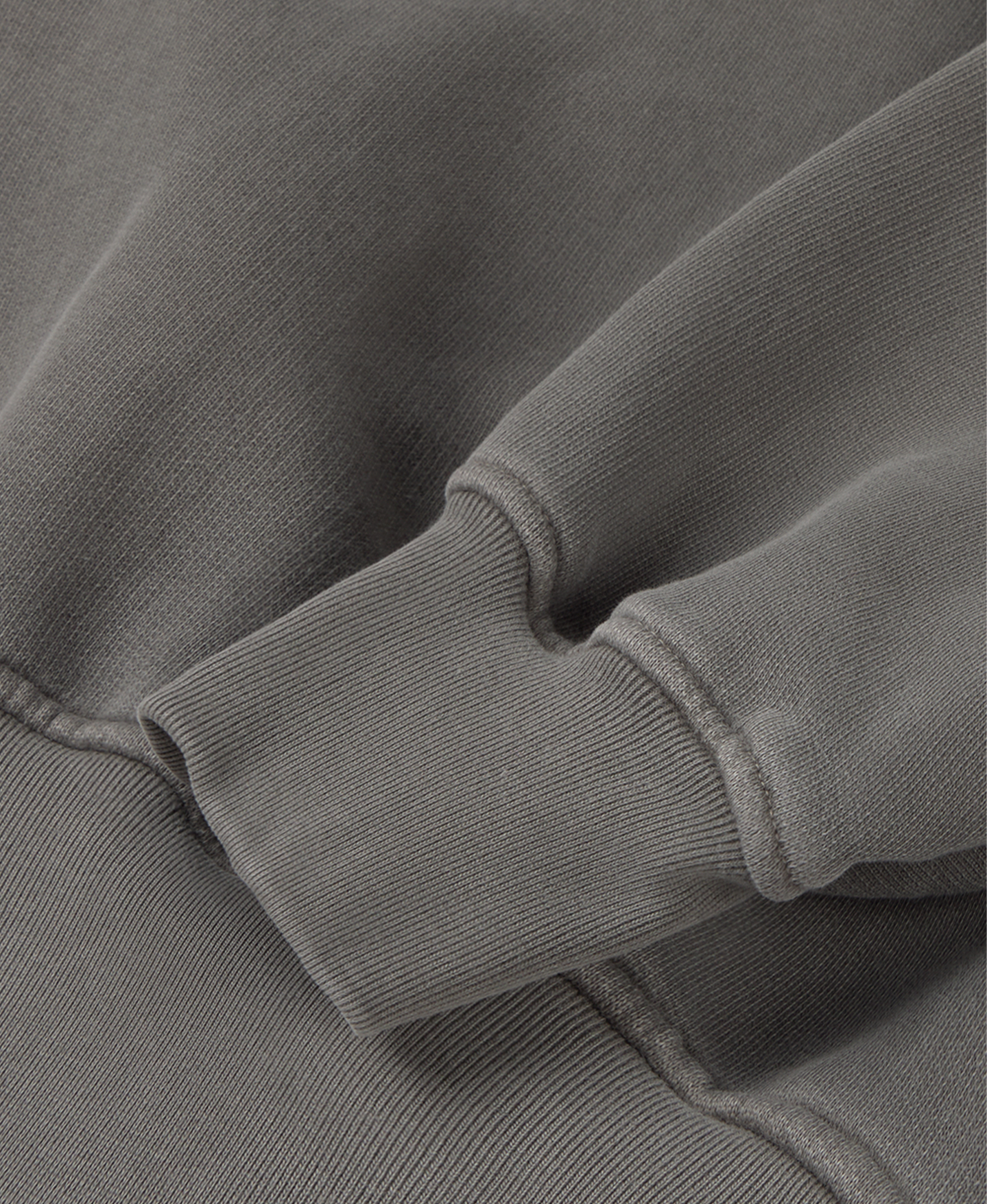 600 GSM 'Mud Gray' Crewneck