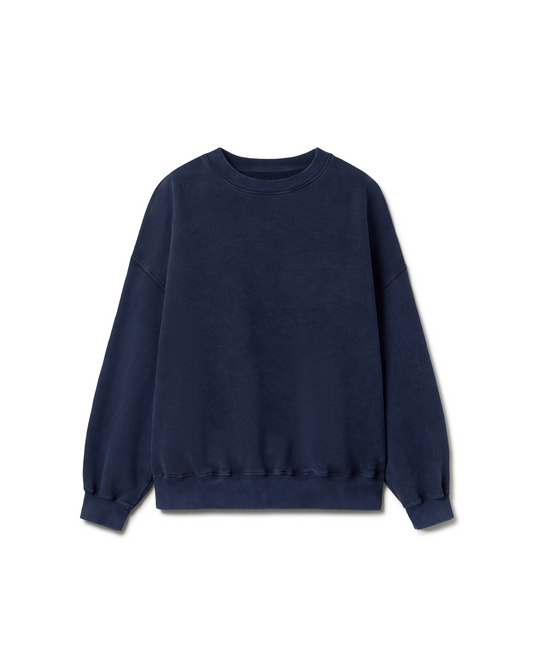 600 GSM 'Vintage Navy' Crewneck