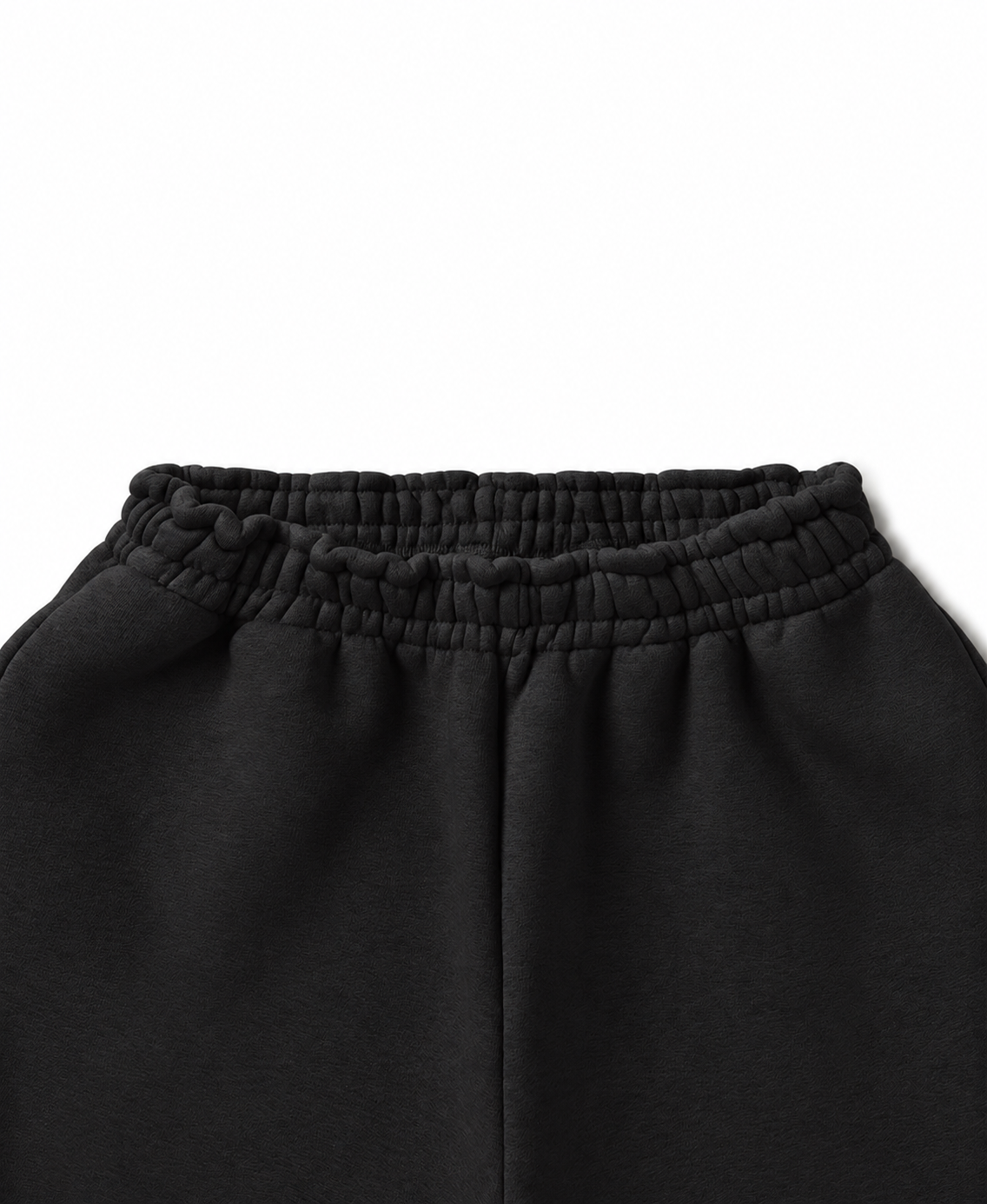 750 GSM 'Jet Black' Straight-leg Pants