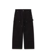 'Jet Black' Double Knee Pants