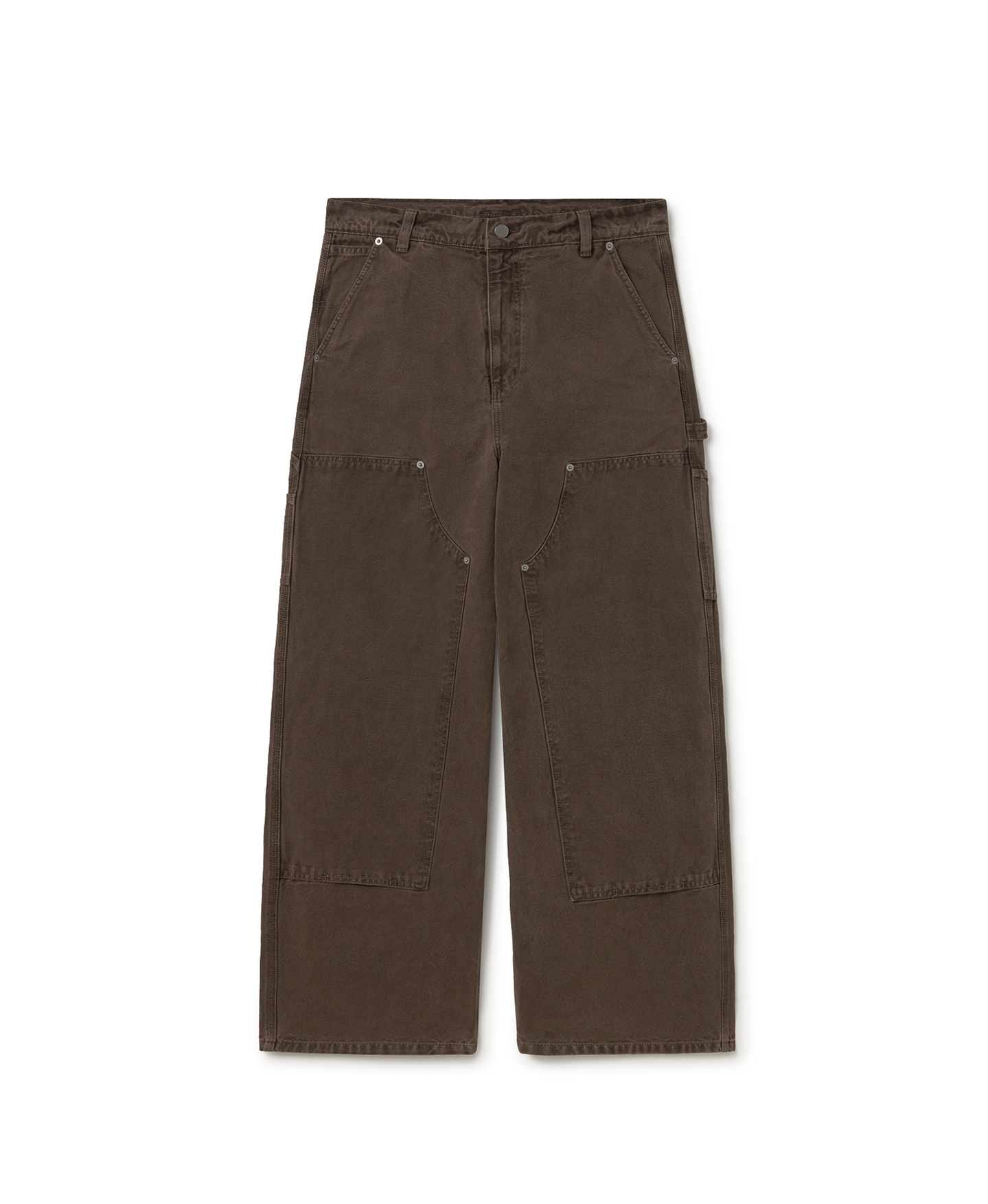 'Mocha Brown' Double Knee Pants