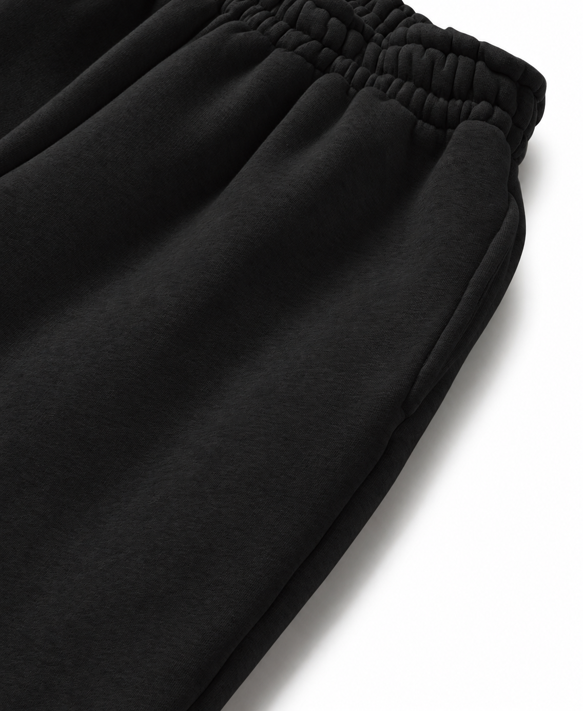 750 GSM 'Jet Black' Straight-leg Pants