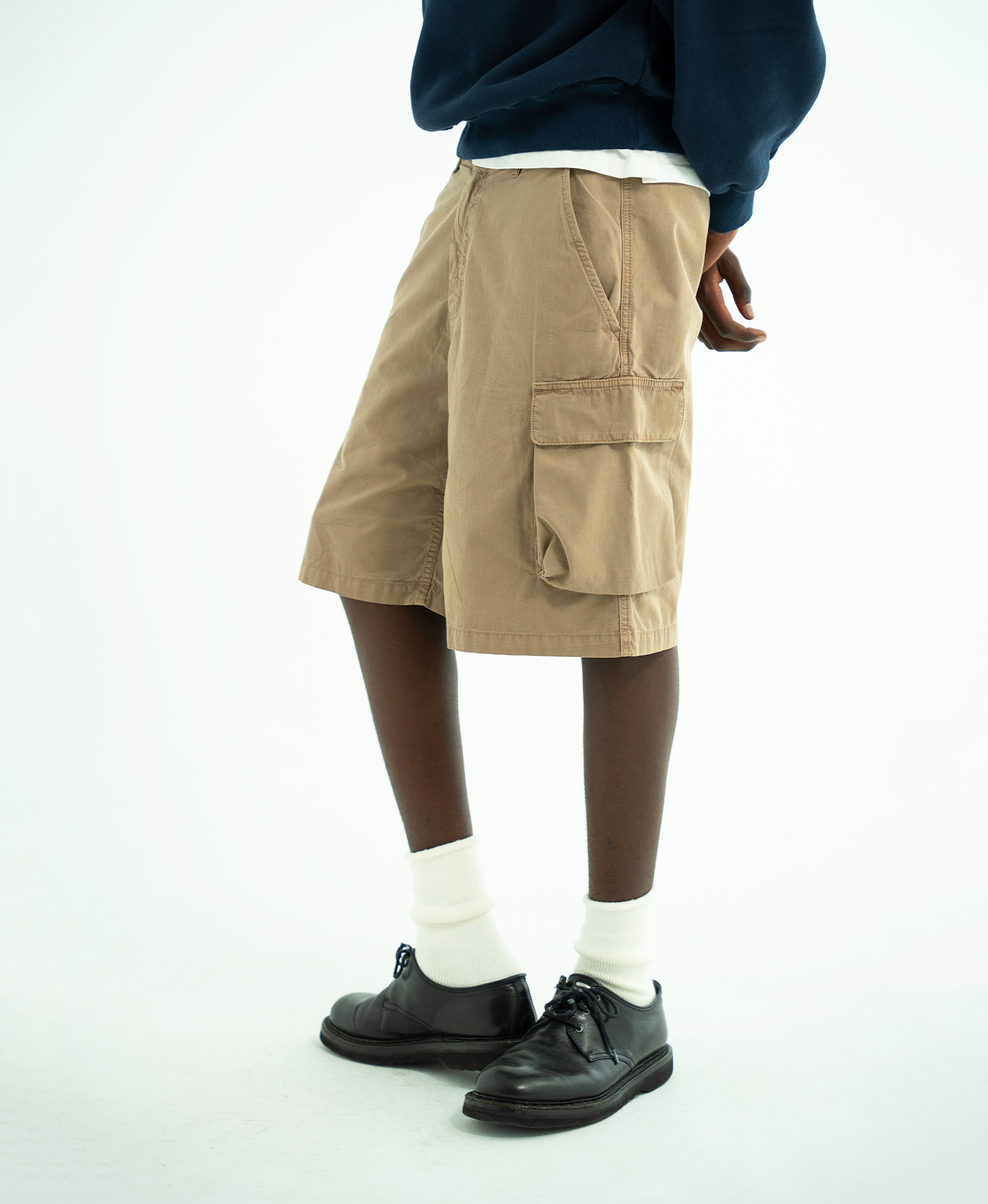 'Cinza' Ripstop Short Cargo Pants