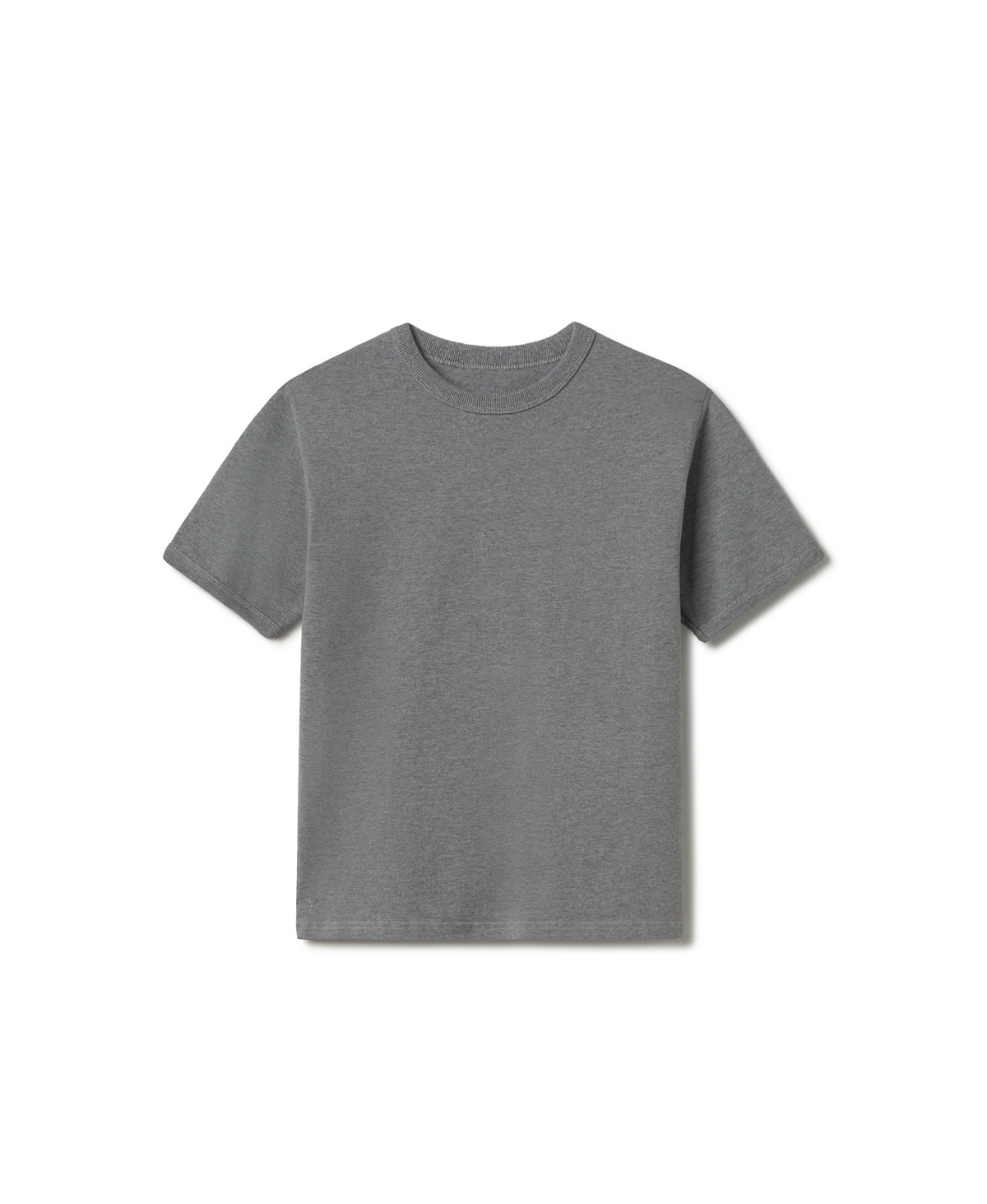 300 GSM 'Ash Gray' Slim Fit T-Shirt