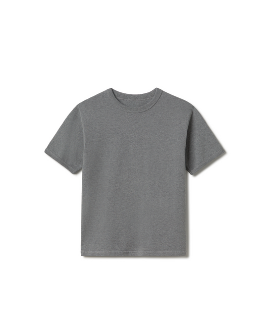 300 GSM 'Ash Gray' Slim Fit T-Shirt