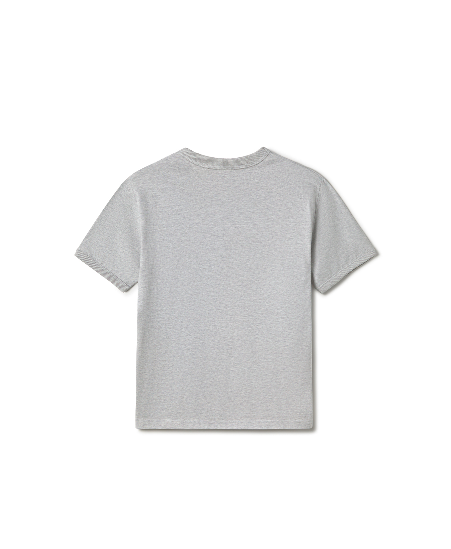 300 GSM 'Light Heather Gray' Slim Fit T-Shirt