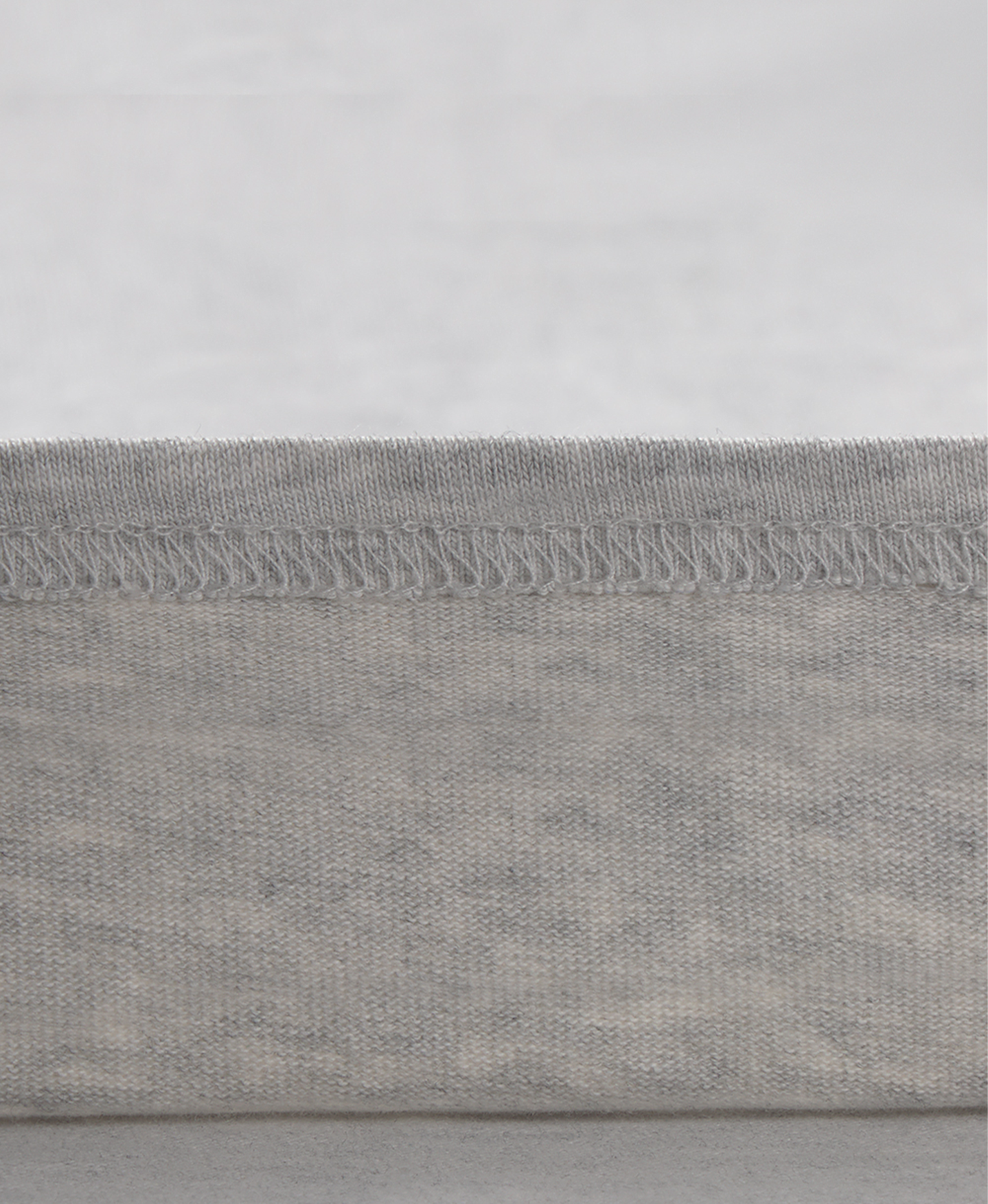 300 GSM 'Light Heather Gray' Slim Fit T-Shirt