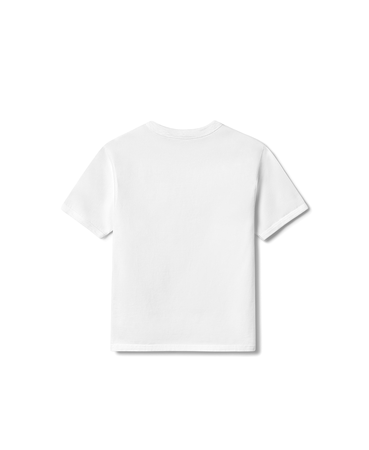 300 GSM 'Pure White' Slim Fit T-Shirt