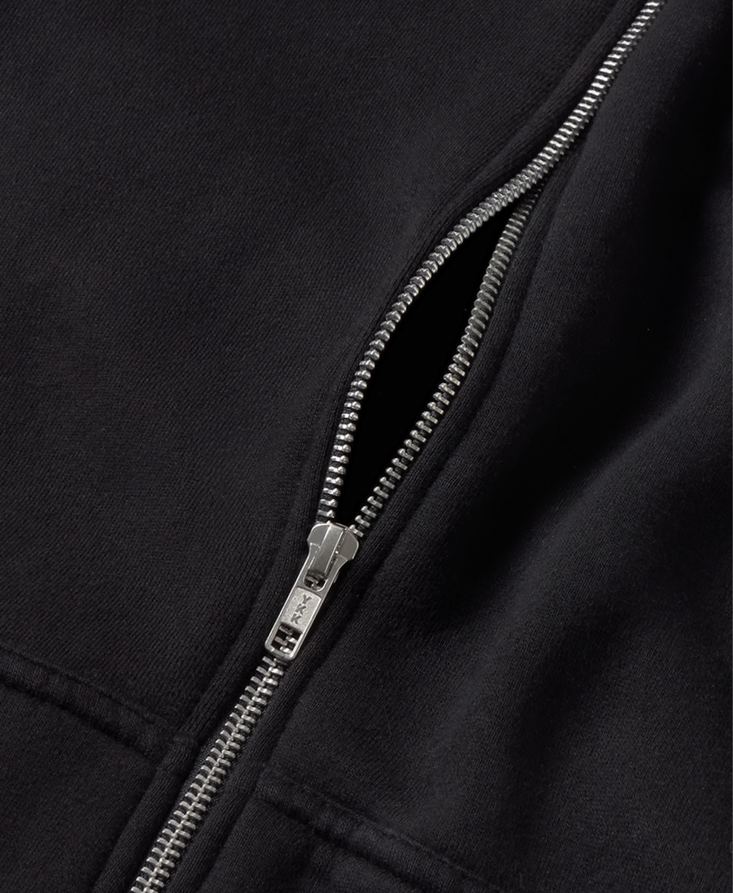 450 GSM 'Jet Black' Full-Zip