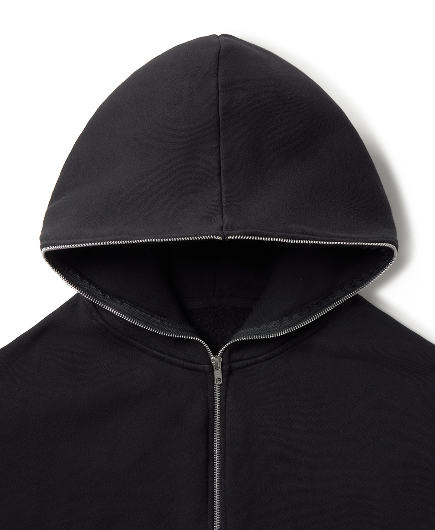 450 GSM 'Jet Black' Full-Zip