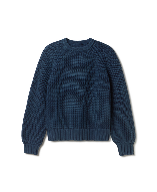 3 Gauge 'Vintage Navy' Knit