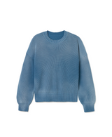 7 Gauge 'Faded Blue' Knit