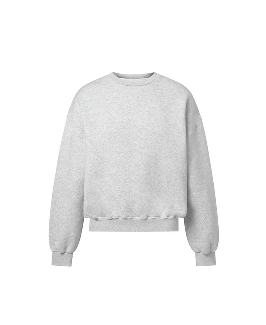 450 GSM 'Light Heather Gray' Crewneck