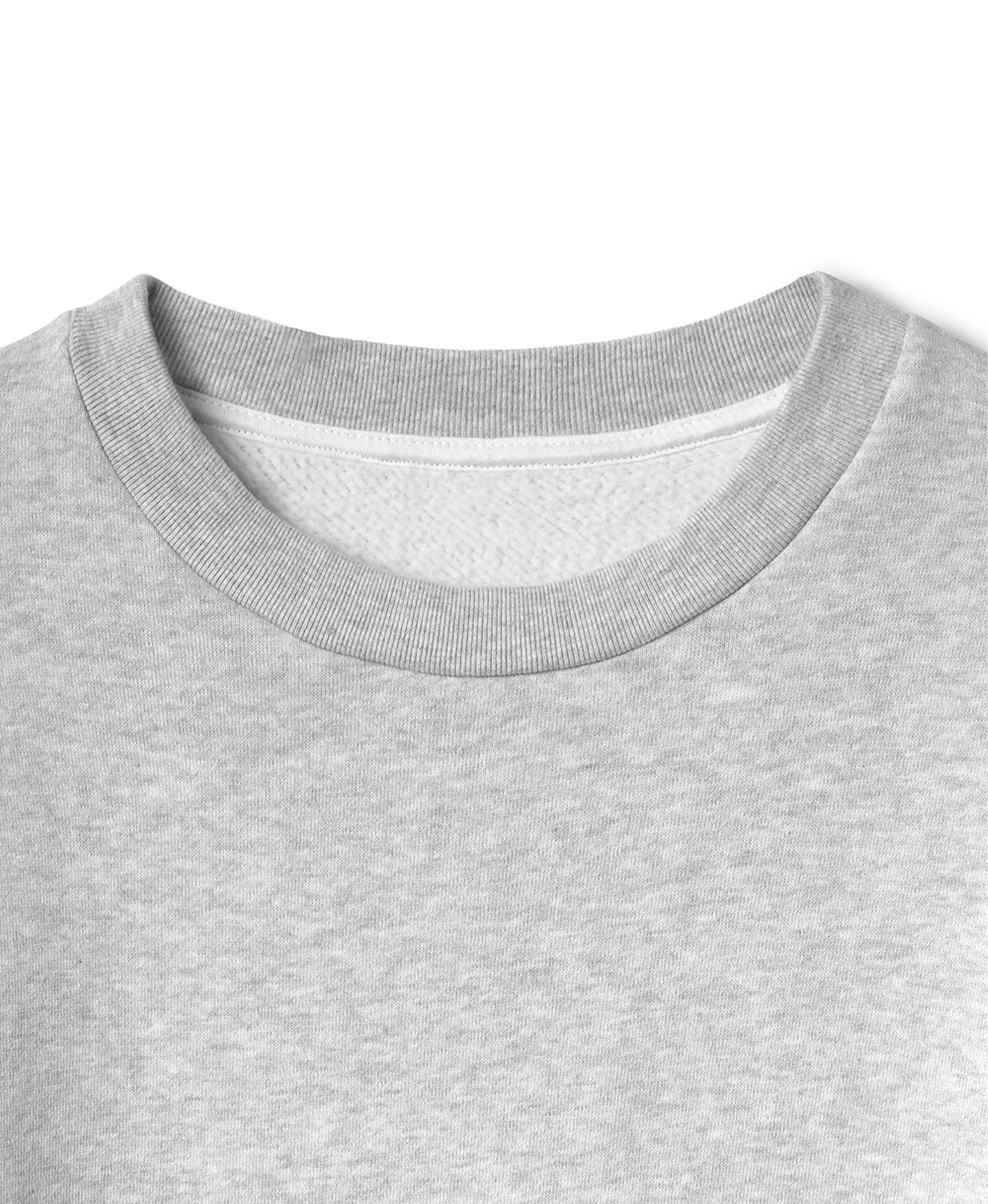 450 GSM 'Light Heather Gray' Crewneck