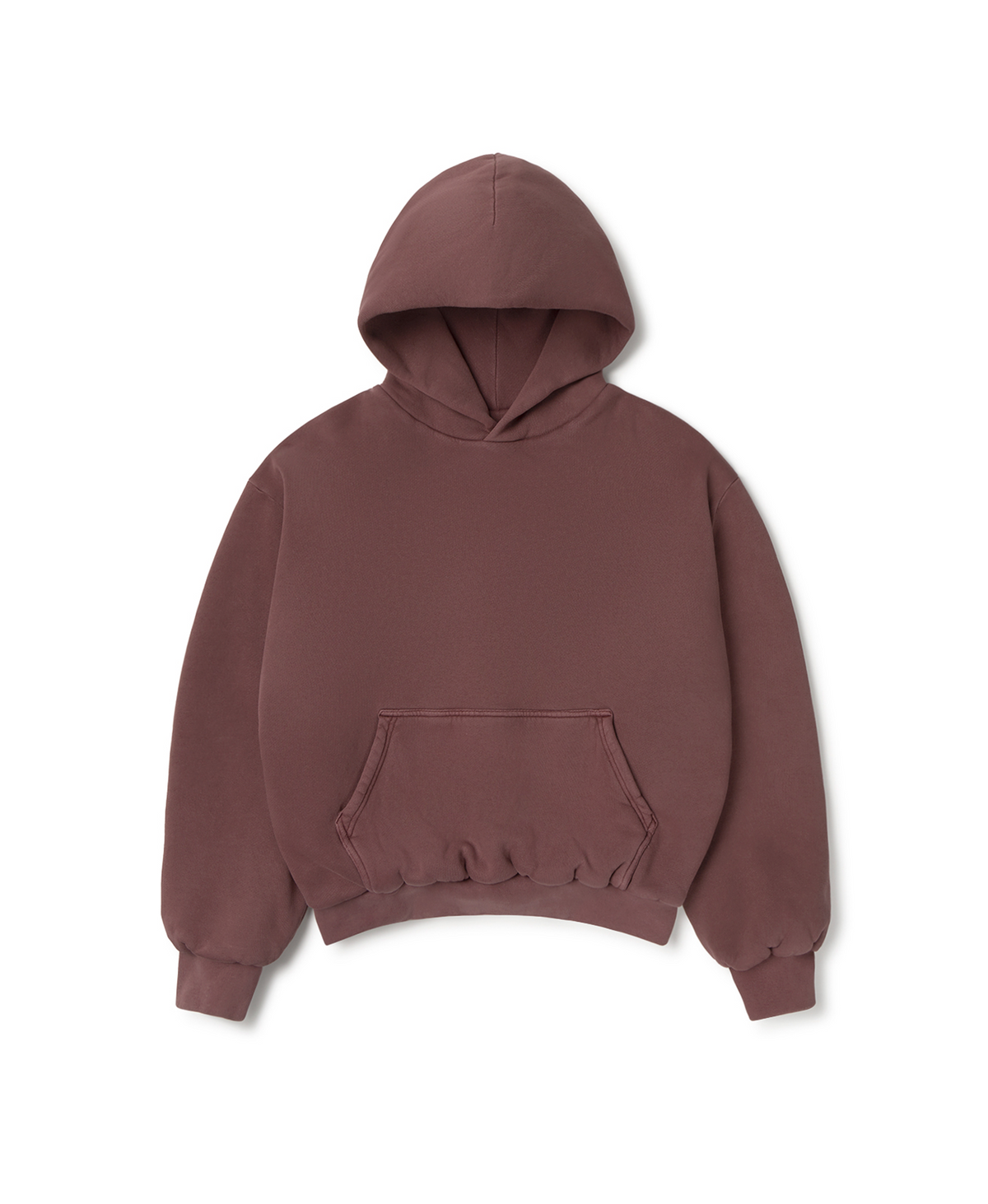 1000 GSM 'Burgundy' Double Hoodie