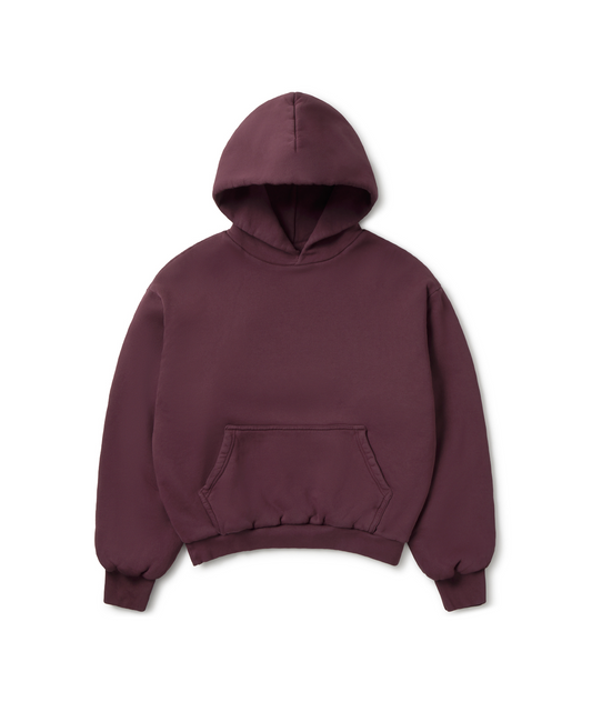 1000 GSM 'Merlot' Double Hoodie