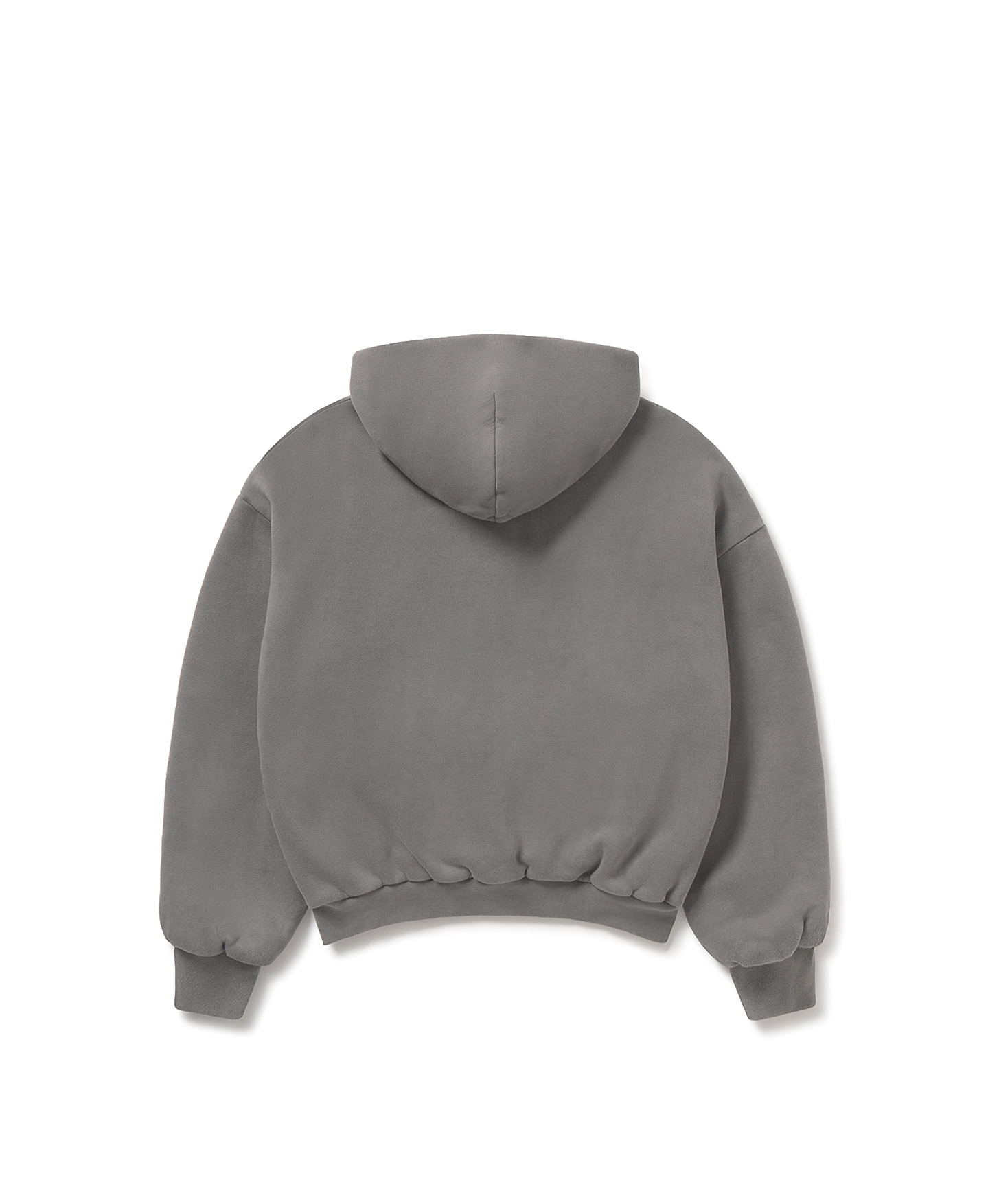 1000 GSM 'Mud Gray' Double Hoodie