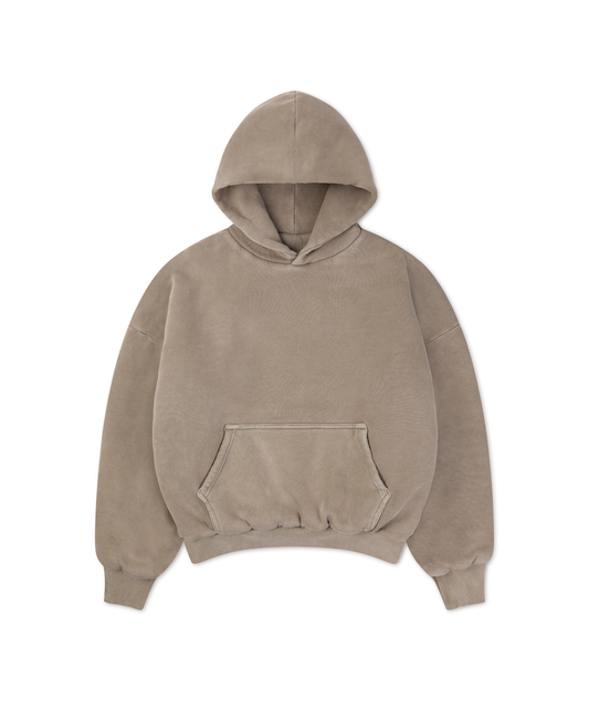 1000 GSM 'Vintage Taupe' Double Hoodie