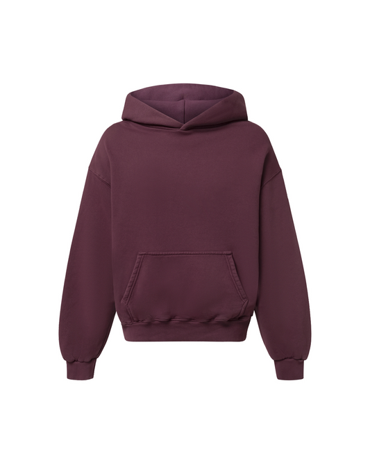 450 GSM 'Merlot' Hoodie