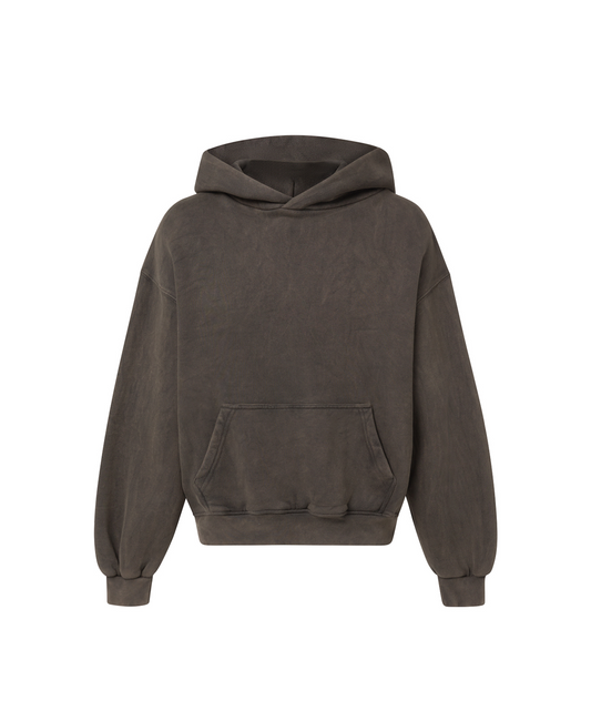 450 GSM 'Vintage Dark Brown' Hoodie