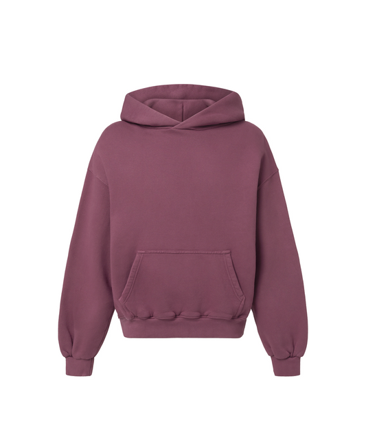 450 GSM 'Wine' Hoodie