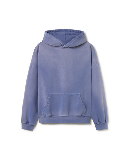 600 GSM 'Vintage Indigo' Hoodie