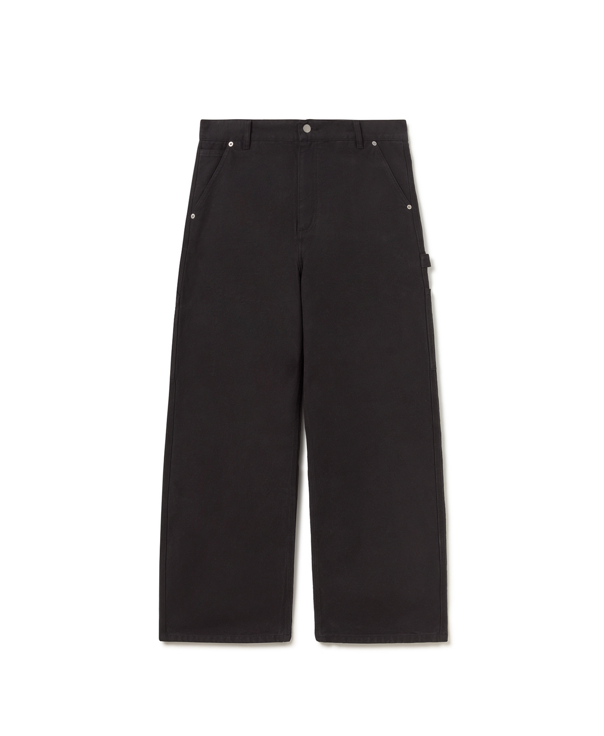 'Jet Black' Carpenter Pants