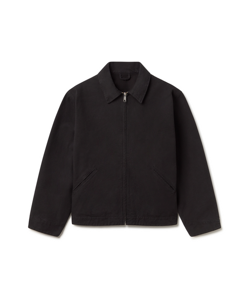 Jet Black' Work Jacket – Velour Garments